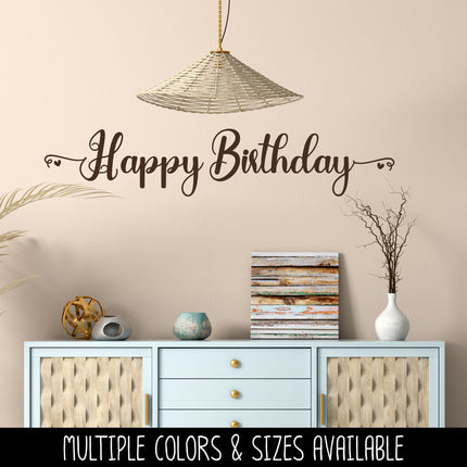 Happy Birthday Vinyl Decal/Sticker