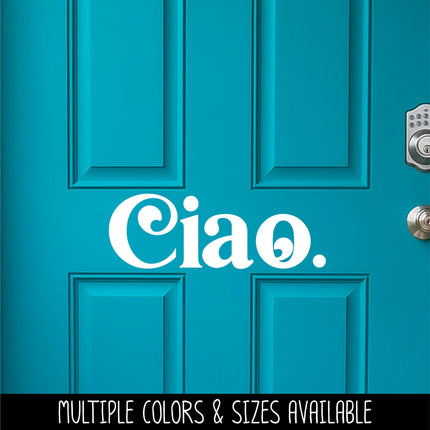 Chunky Ciao Vinyl Decal/Sticker