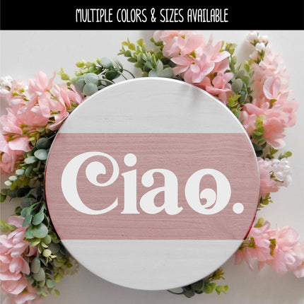 Chunky Ciao Vinyl Decal/Sticker
