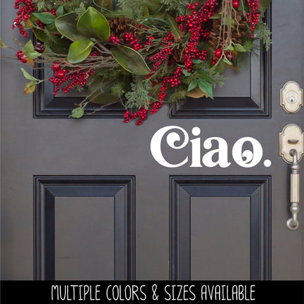 Chunky Ciao Vinyl Decal/Sticker