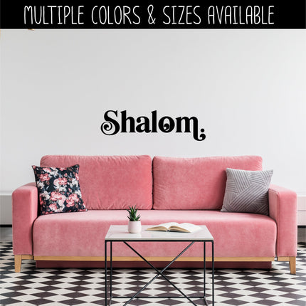 Chunky Shalom Vinyl Decal/Sticker
