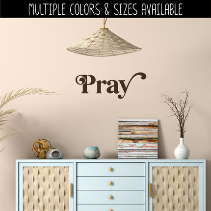 Chunky Pray Vinyl Decal/Sticker