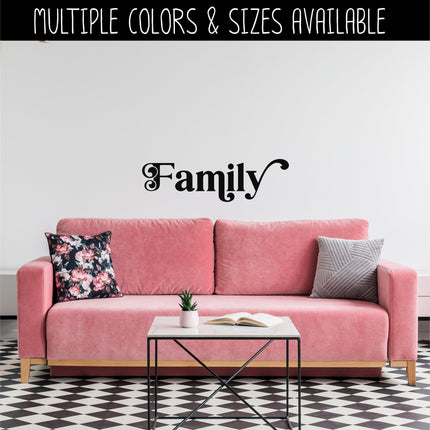 Chunky Family Heart Vinyl Decal/Sticker