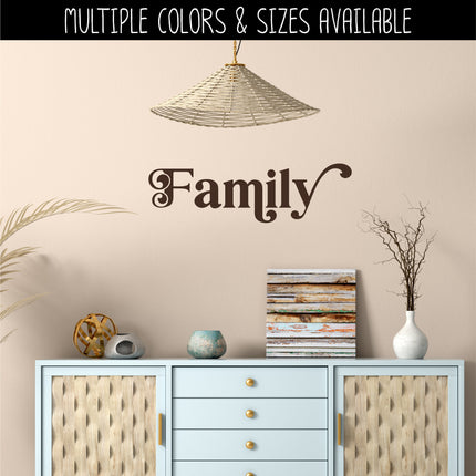 Chunky Family Heart Vinyl Decal/Sticker