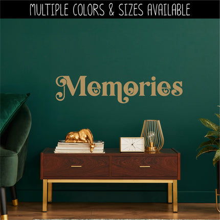 Memories Vinyl Decal/Sticker