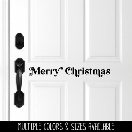 Chunky Merry Christmas Vinyl Decal/Sticker