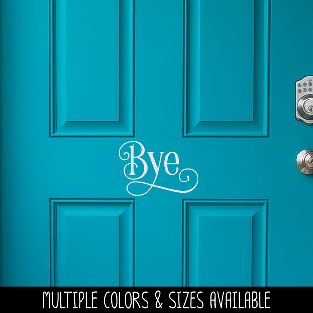 Ornamental Bye Vinyl Decal/Sticker