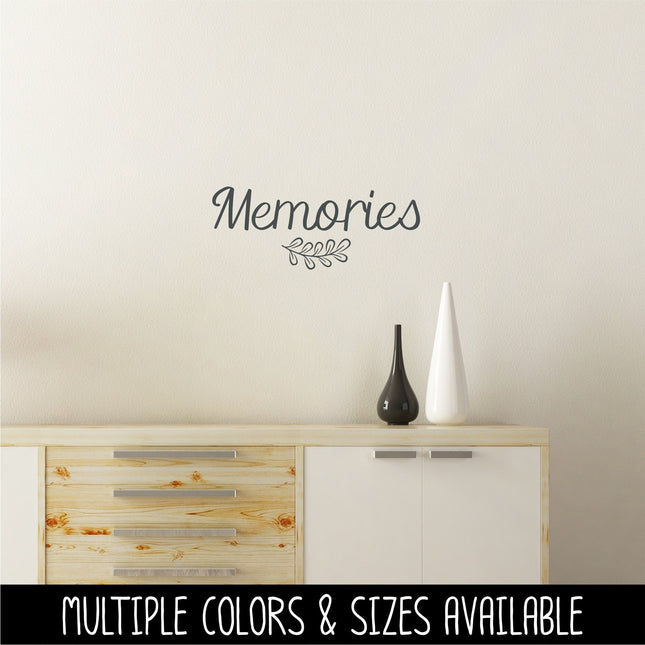 Memories Vinyl Decal/Sticker
