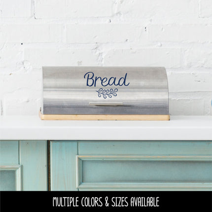 Bread with Leaves Vinyl Decal/Sticker