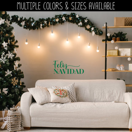 Feliz Navidad Vinyl Decal/Sticker