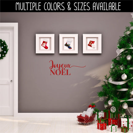Joyeux Noel Vinyl Decal/Sticker