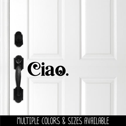 Chunky Ciao Vinyl Decal/Sticker