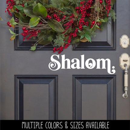 Chunky Shalom Vinyl Decal/Sticker