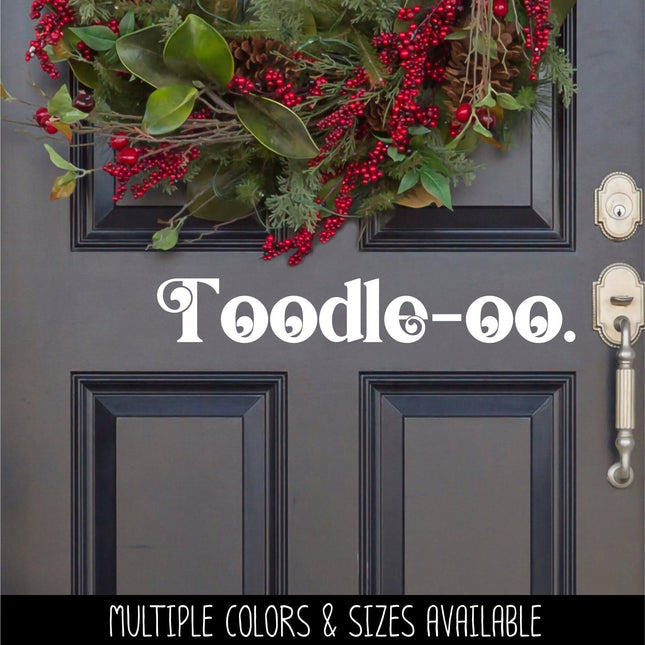 Chunky Toodle-oo Vinyl Decal/Sticker