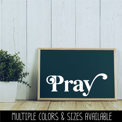 Chunky Pray Vinyl Decal/Sticker