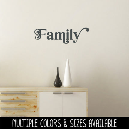 Chunky Family Heart Vinyl Decal/Sticker