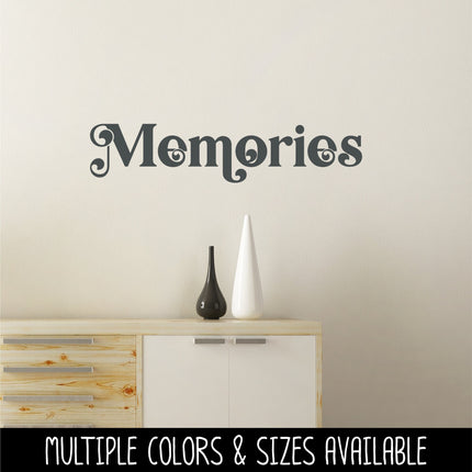 Memories Vinyl Decal/Sticker