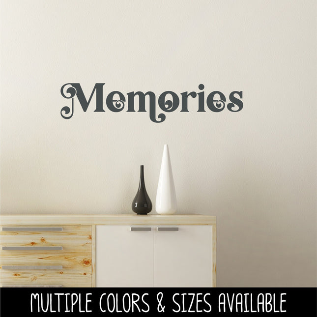 Memories Vinyl Decal/Sticker