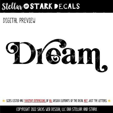 Chunky Dream Vinyl Decal/Sticker