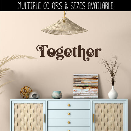 Together Vinyl Decal/Sticker