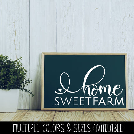 Home Sweet Farm Vinyl Decal/Sticker