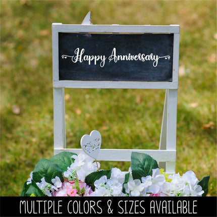 Happy Anniversary Vinyl Decal/Sticker