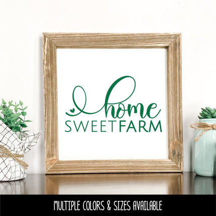 Home Sweet Farm Vinyl Decal/Sticker