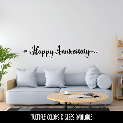 Happy Anniversary Vinyl Decal/Sticker