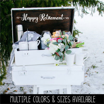 Happy Retirement Vinyl Decal/Sticker