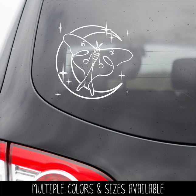 Lunar Moth Vinyl Decal/Sticker