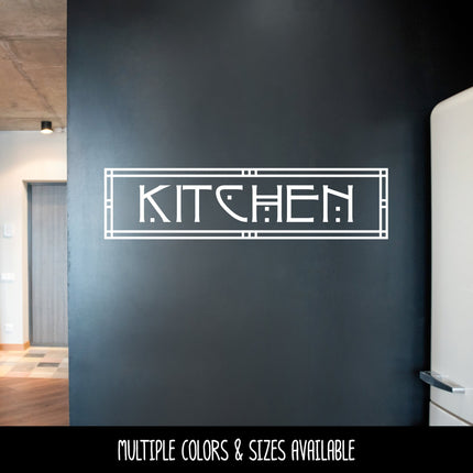 Craftsman/Arts and Crafts Kitchen Vinyl Decal/Sticker