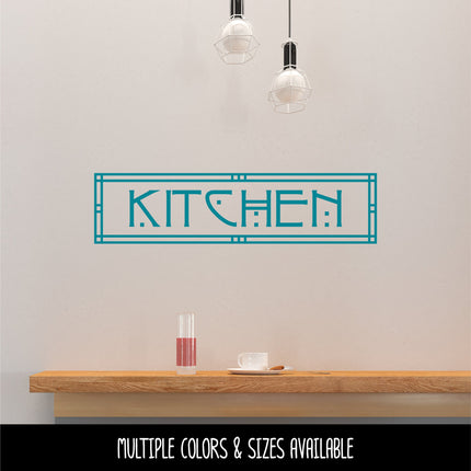 Craftsman/Arts and Crafts Kitchen Vinyl Decal/Sticker