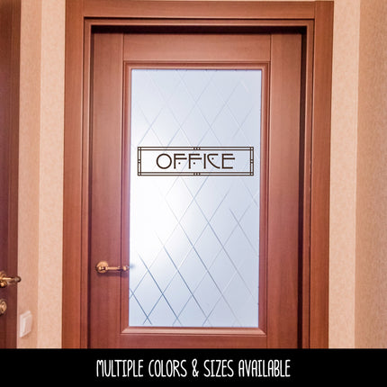 Craftsman/Arts and Crafts Office Vinyl Decal/Sticker