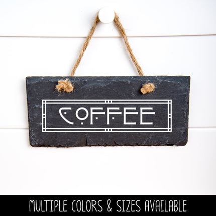 Craftsman/Arts and Crafts Coffee Vinyl Decal/Sticker