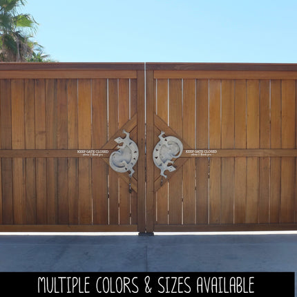 Keep Gate Closed Vinyl Decal/Sticker