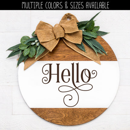 Ornamental Hello Vinyl Decal/Sticker