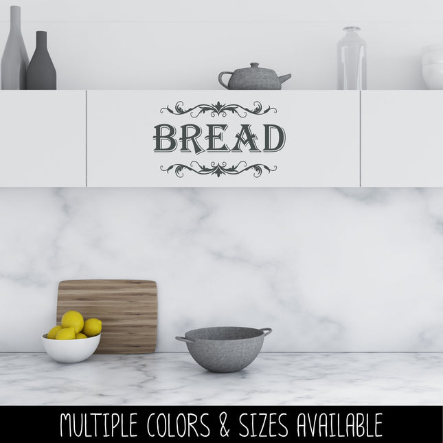 Bread with Scroll Vinyl Decal/Sticker