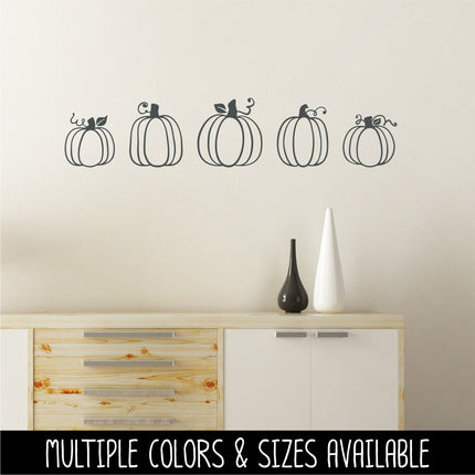 Fall Pumpkins Bundle Vinyl Decal/Sticker