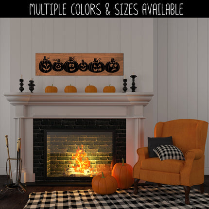Cute Jack-O-Lantern Lineup Vinyl Decal/Sticker
