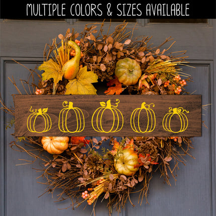 Fall Pumpkins Bundle Vinyl Decal/Sticker