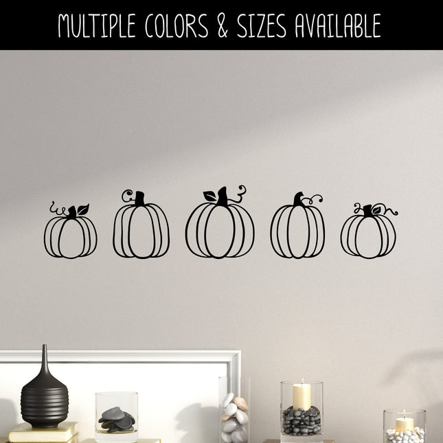 Fall Pumpkins Bundle Vinyl Decal/Sticker
