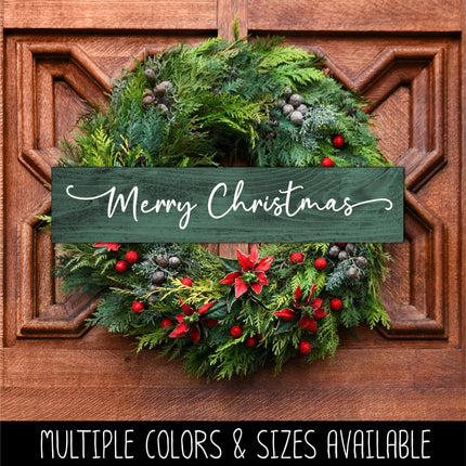 Cursive Merry Christmas Vinyl Decal/Stickerl