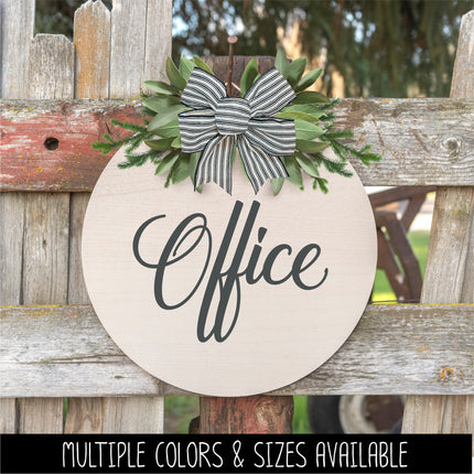 Cursive Office Vinyl Decal/Sticker - Office Sticker