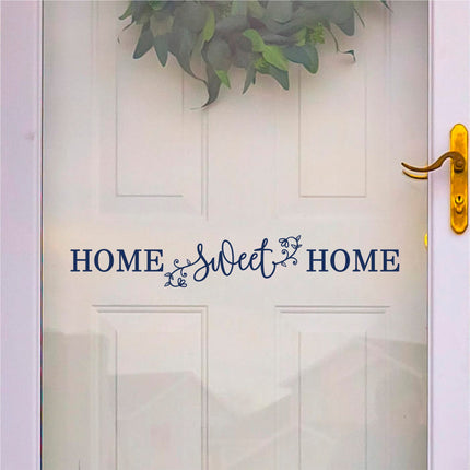 Home Sweet Home Flowers Vinyl Decal/Sticker