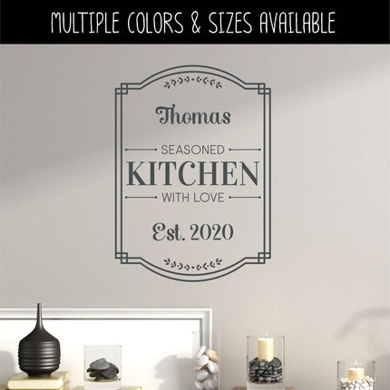 Custom Kitchen Vinyl Decal/Sticker