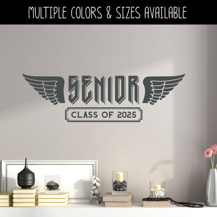 2024 Senior Class of 2024 With Wings Vinyl Decal/Sticker