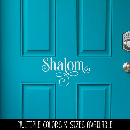 Ornamental Shalom Vinyl Decal/Sticker