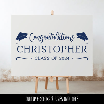 Custom Graduation Announcement Vinyl Decal/Sticker