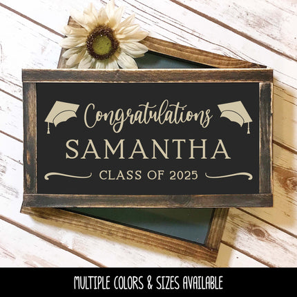 Custom Graduation Announcement Vinyl Decal/Sticker