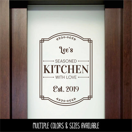 Custom Kitchen Vinyl Decal/Sticker